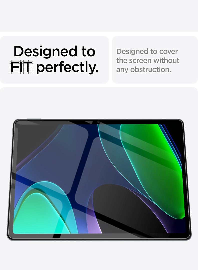 Theodor 2 Pack Screen Protector for Xiaomi Pad 6/ 6 Pro 2023 9H Hardness Tempered Glass, Bubble Free Easy Installation, Full Coverage And Anti Scratch Case Friendly- Clear  - Image 5