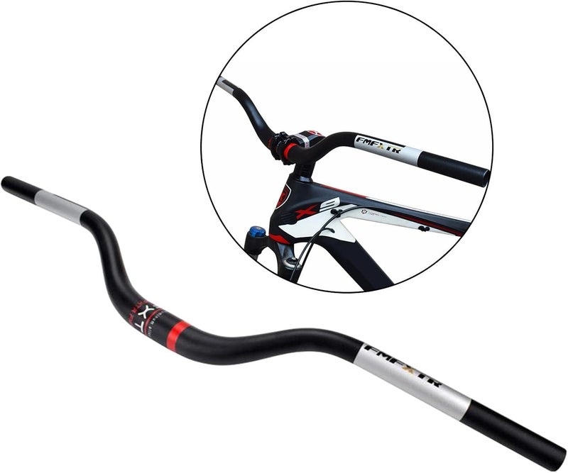 كلاراكو مقود دراجة جبلية خفيف الوزن، مقود دراجة DH هابطة، مقود طويل للغاية، 31.8 مم، مقود عالي الارتفاع 720 مم - Image 4