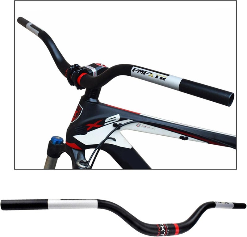 كلاراكو مقود دراجة جبلية خفيف الوزن، مقود دراجة DH هابطة، مقود طويل للغاية، 31.8 مم، مقود عالي الارتفاع 720 مم - Image 5