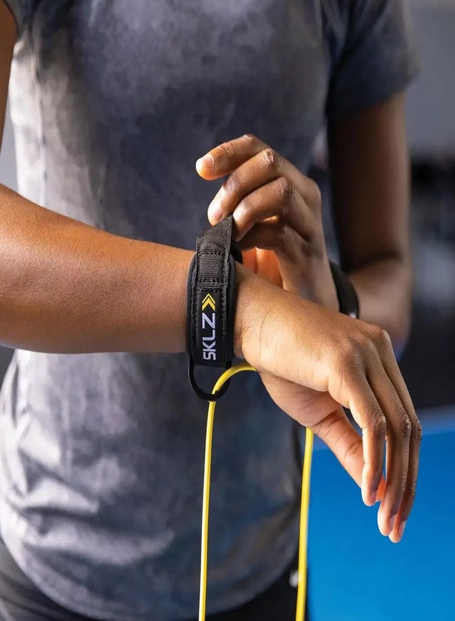SKLZ Bump-N-Pass Volleyball Trainer with Resistance Bands for Improved Passing Technique, Black - Image 4