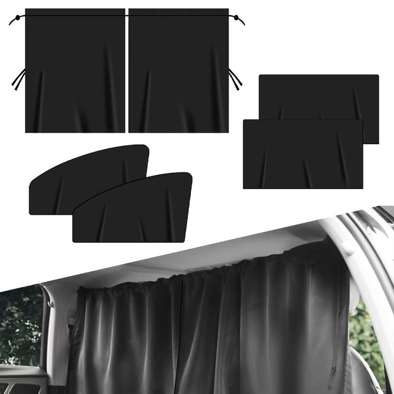 HHZL 5PCS Car Sun Shade Windshield for Light Blocking and Privacy, Window Screen Cover for Baby Car Accessories Interior for Sleeping Traveling Camping Helps Block UVA/UVB Rays Protection - Image 1