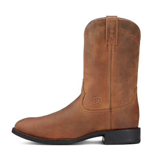 ARIAT حذاء أرييت للرجال من التراث رابر الغربي باللون البني المتآكل 9 - Image 2