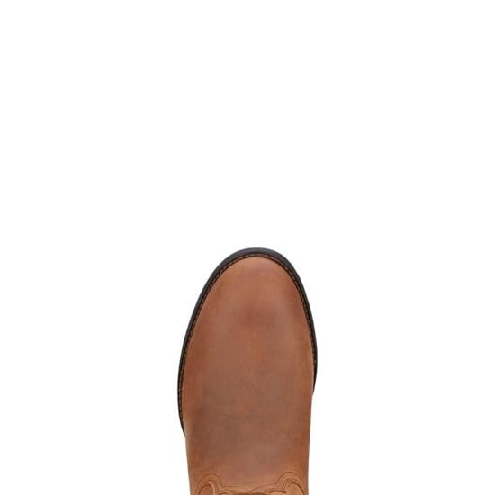 ARIAT حذاء أرييت للرجال من التراث رابر الغربي باللون البني المتآكل 9 - Image 4