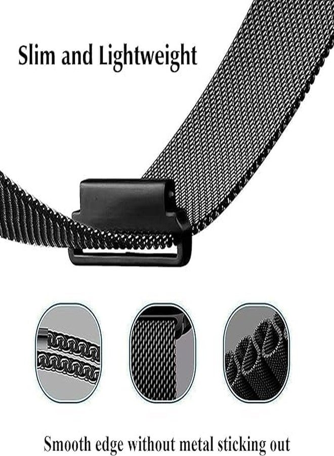 INEFABLE 22mm Stainless Steel Chain Watch Strap Band for ColorFit Ultra/Ultra 2, Amazfit GTR (47mm)/ GTR 2E, One Plus(46mm), Galaxy Watch 3 45mm, Realme S/S Pro - Pack of 1 (Black) - Image 3
