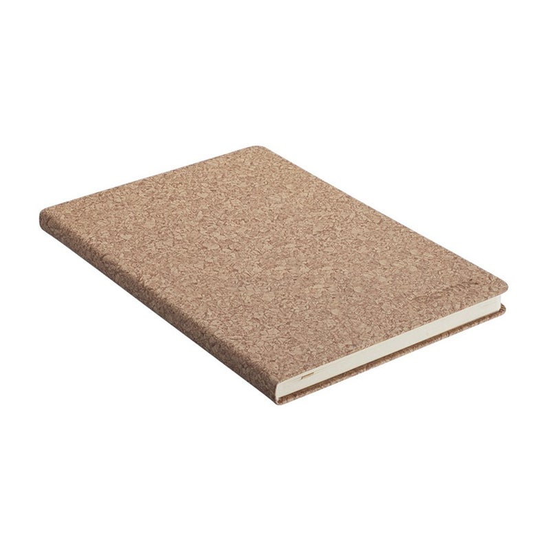 COMIX C5831 122 Sheets 18K Notebook Soft Wood Grain Office Notepad Yellow - Image 2