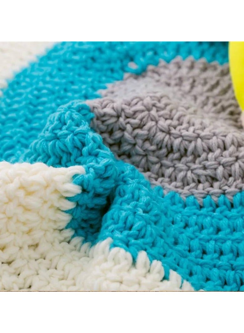 Handmade Round Carpet Kids Game Play Mat Striped Knitted Floor Round Carpet Round Ball Hand-Woven Rug Living Room Floor for Living Room Wall  - Image 4