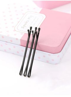 KHAJUL 100-Piece Long Hair Bobby Pins with Case Box, Black Jumbo Hair Pins for Buns, 5.5cm Premium Bulk Hairclip for Girls Women Wedding Party, Great for All Hair Types  - Image 3