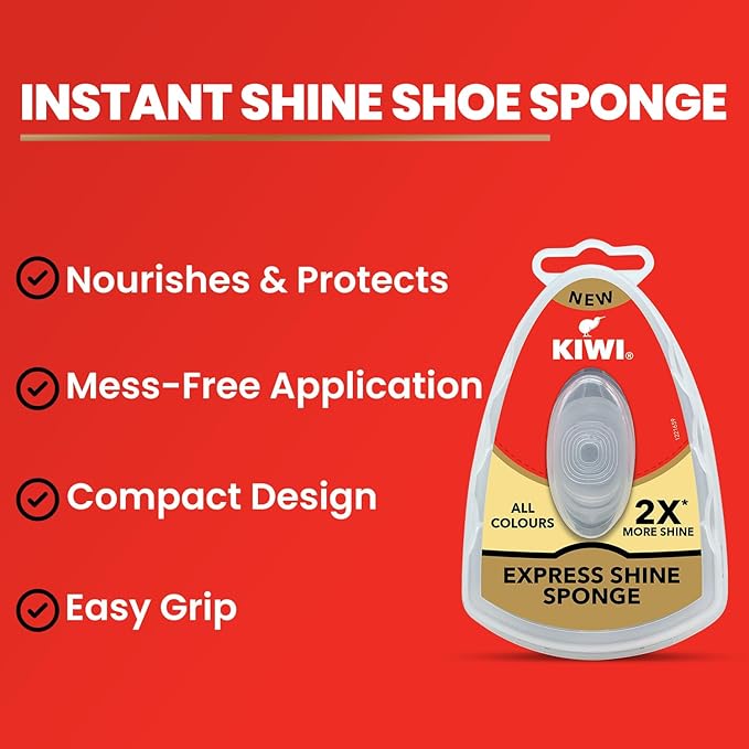 Kiwi Express Shine Sponge -Travel Friendly - Shine Sponge with 5ml Liquid - Image 5