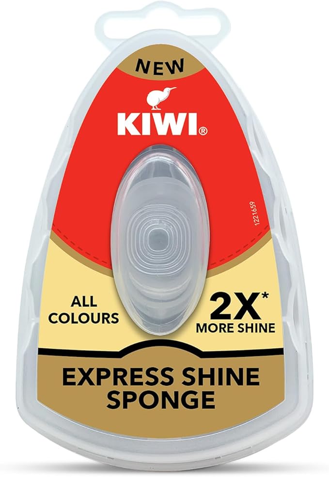 Kiwi Express Shine Sponge -Travel Friendly - Shine Sponge with 5ml Liquid - Image 1
