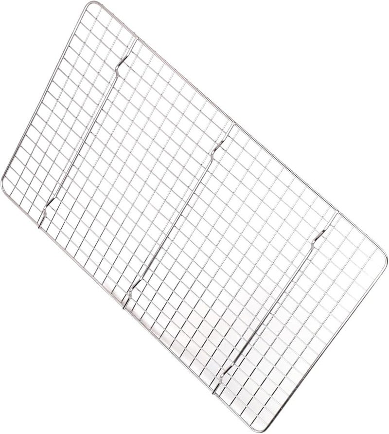 Stainless Steel Cooling Rack 14.8x9.8 Inches Grid Design For Baking Cookies Bread Cake - Image 3