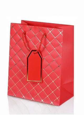 Luxury Medium Paper Gift Bag - Red