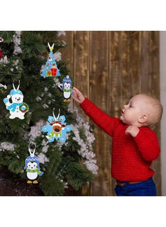 Civaner Civaner Christmas Crafts for Kids, Christmas Arts and Crafts DIY Christmas Tree Ornament Kit Make Your Own Christmas Craft Projects for Kids Ages 6-8 8-12, 4 Styles (24 Sets)  - Image 5