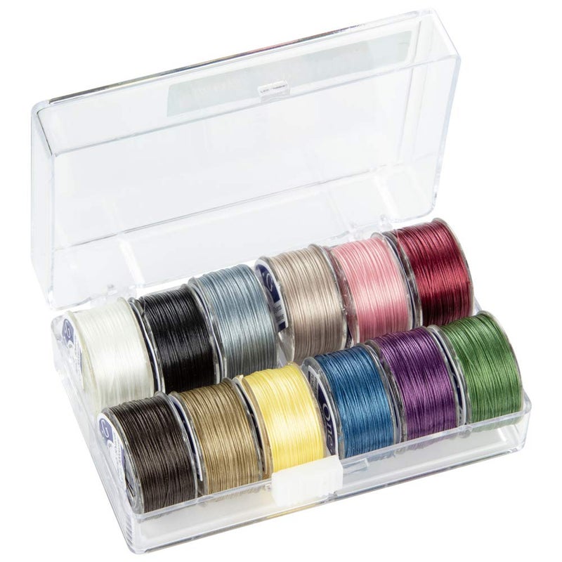 Toho One-G Thread, Assortment 1-12 50 Yard Bobbins