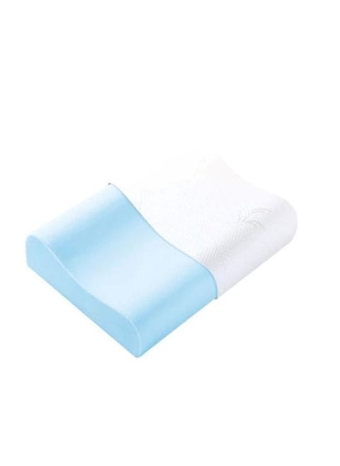 Arina Comfortable Medical Pillow Made Of Memory Foam With A Layer Of Cool Gel And A Cotton Cover - Size 56*35cm
