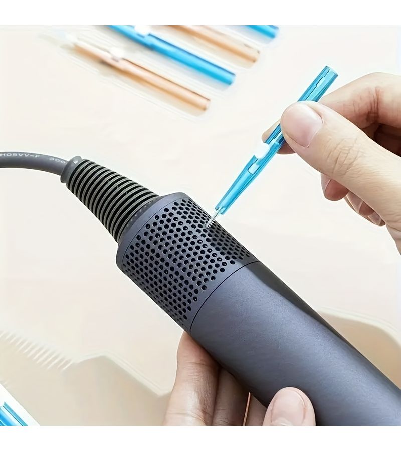 1 Multipurpose Retractable Cleaning Brush With Durable Plastic Compact Portable Design For Smartphones Tablets And Tech Maintenance On The Go Orange - Image 4