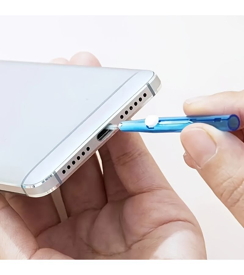 1 Multipurpose Retractable Cleaning Brush With Durable Plastic Compact Portable Design For Smartphones Tablets And Tech Maintenance On The Go Orange - Image 1