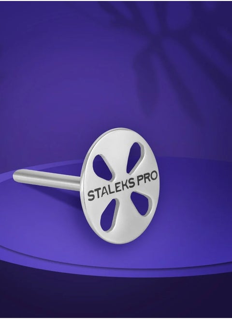 Pedicure disc Pododisc Staleks Pro L and set of disposable file 180 grit 5 pc (25 mm)