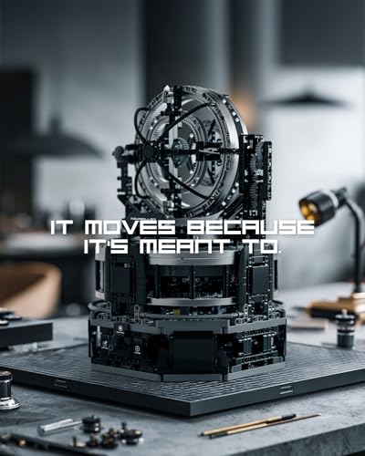 Nifeliz Tourbillon Building Set Advanced Collectors Engine Series Model Physical Science Display for Adults Home or Office Dcor Gift NF10355 - Image 5