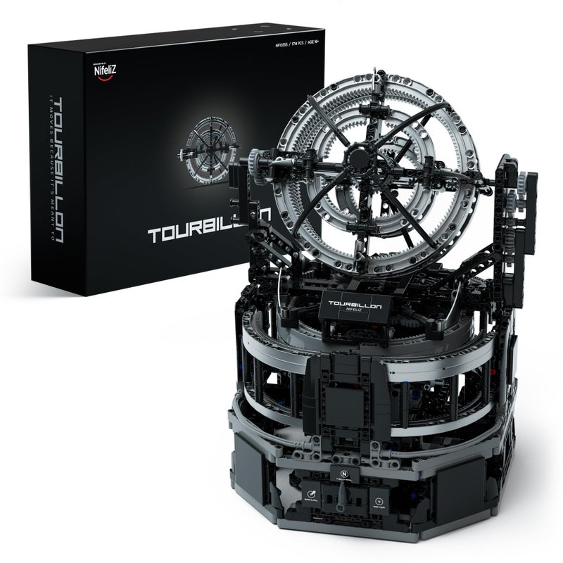 Nifeliz Tourbillon Building Set Advanced Collectors Engine Series Model Physical Science Display for Adults Home or Office Dcor Gift NF10355 - Image 3