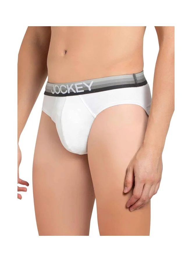 JOCKEY Jockey US07 Men Super Combed Cotton Elastane Stretch Solid Brief with Ultra soft Waistband