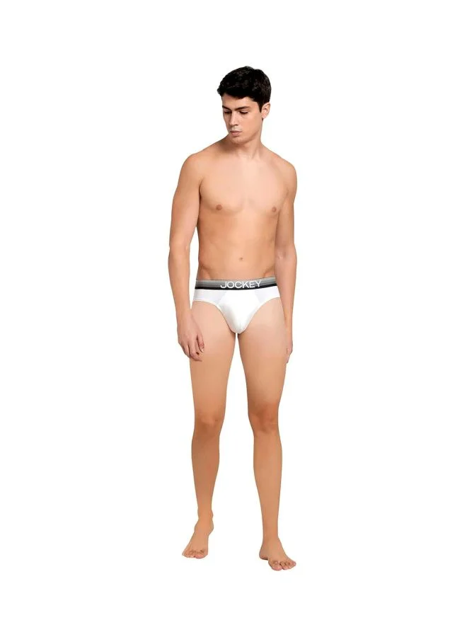 JOCKEY Jockey US07 Men Super Combed Cotton Elastane Stretch Solid Brief with Ultra soft Waistband