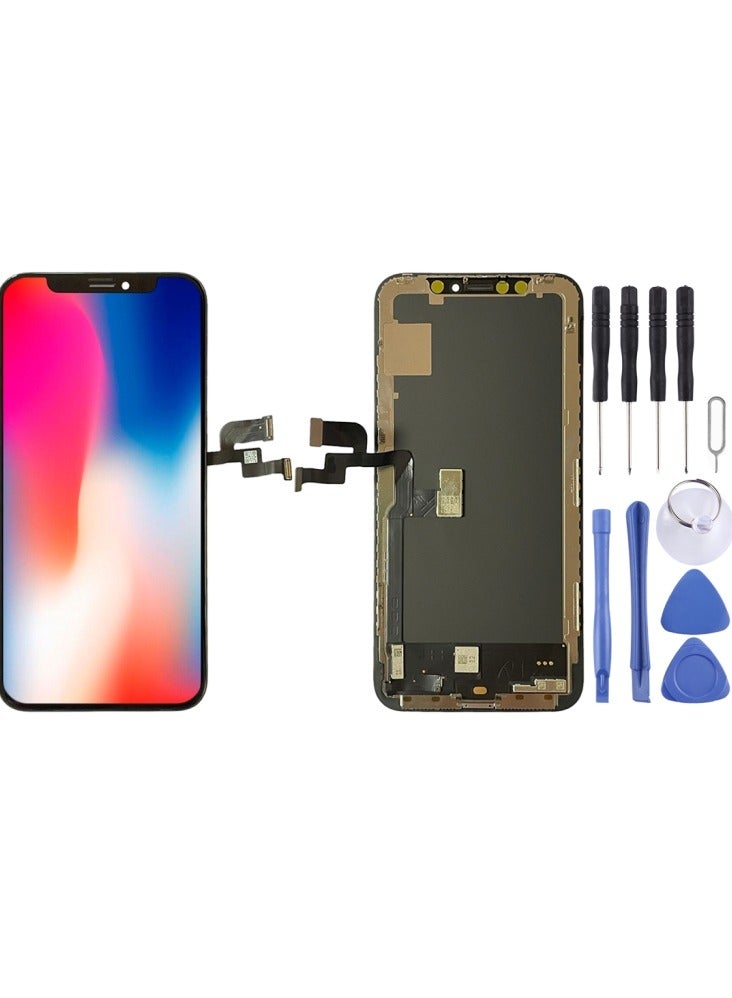 GX High-quality Full replacement inner screen compatible with iPhone X Oled 120HZ (FHD+) - Brand GX - Image 1