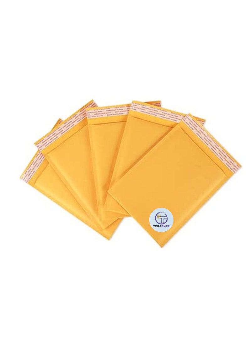 Terabyte Bubble Envelopes Bags 300MM X 445MM (12 INCH-18 INCH) Kraft Paper Bubble Envelopes Bags Padded Mailers Shipping Envelopes Self Seal for Packaging 5pcs - Image 1