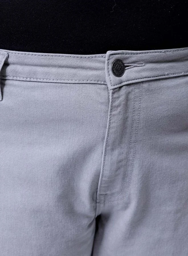 HARDSODA  Men Plus Size Carrot Fit Solid Mid-Rise Stretchable Jeans for Men | Best Price UAE