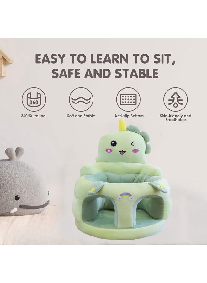 XiuWoo Baby Seat Chair Children's Plush Chair Sofa Chair for Children's Room Baby Seat Aid Support Seat Learning Sitting Safety Seat Cushion Cuddly Toy Animal Children's Chair Plush Toys Toddler Furniture - Image 5