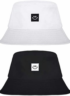 SYOSI Unise Hat Summer Travel Bucket Beach Sun Fishing Hat Smile Face Visor Unisex Fashion Fisherman Cap, for Men Women Teens Kids  - Image 5