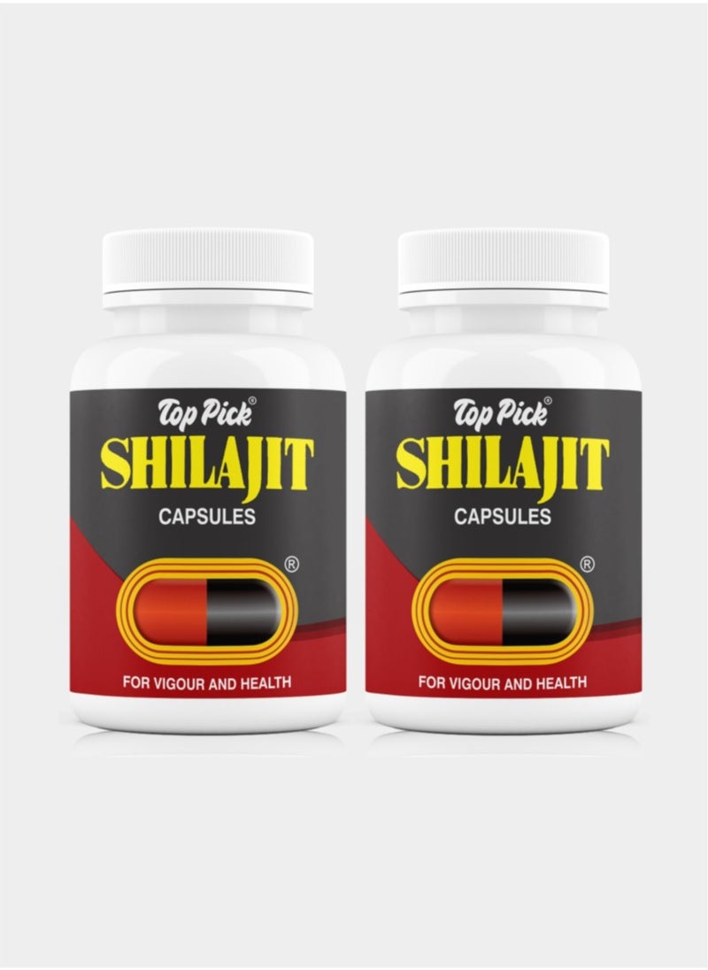 Shilajit Capsules For Vigour And Health Pack of 2