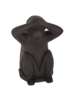 atmosphera 3-Piece Sage Exotic Resin Wisdom Monkey Statue Set Black 23 x 19 x 13.7 cm 155036  - Image 3
