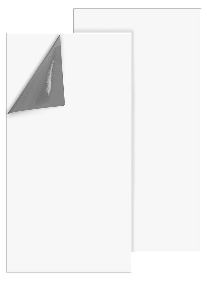 Qianyu 2 Pcs Dry Erase Board Sticker 8.3'' x 11.7'' Whiteboard Sticker Self-Stick Dry Erase Sheets Wallpaper Peel Stick New Stain Proof Dry Erase Stickers for Wall Desk Refrigerator Door Locker