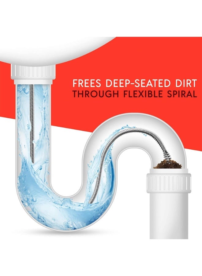 Drain snake - with drill attachment - Ideal plumbing snake for sink and drain unblocking (Size : Electronic) - Image 5