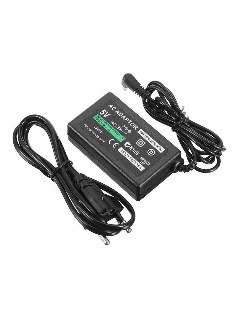 PSP Replacement Charger AC Adapter Power Supply EU Plug Home Wall Travel Charging Cord Cable Accessories Kit Compatible with Sony PlayStation Portable PSP 1000 Slim & Lite 2000 3000 Series - Image 1