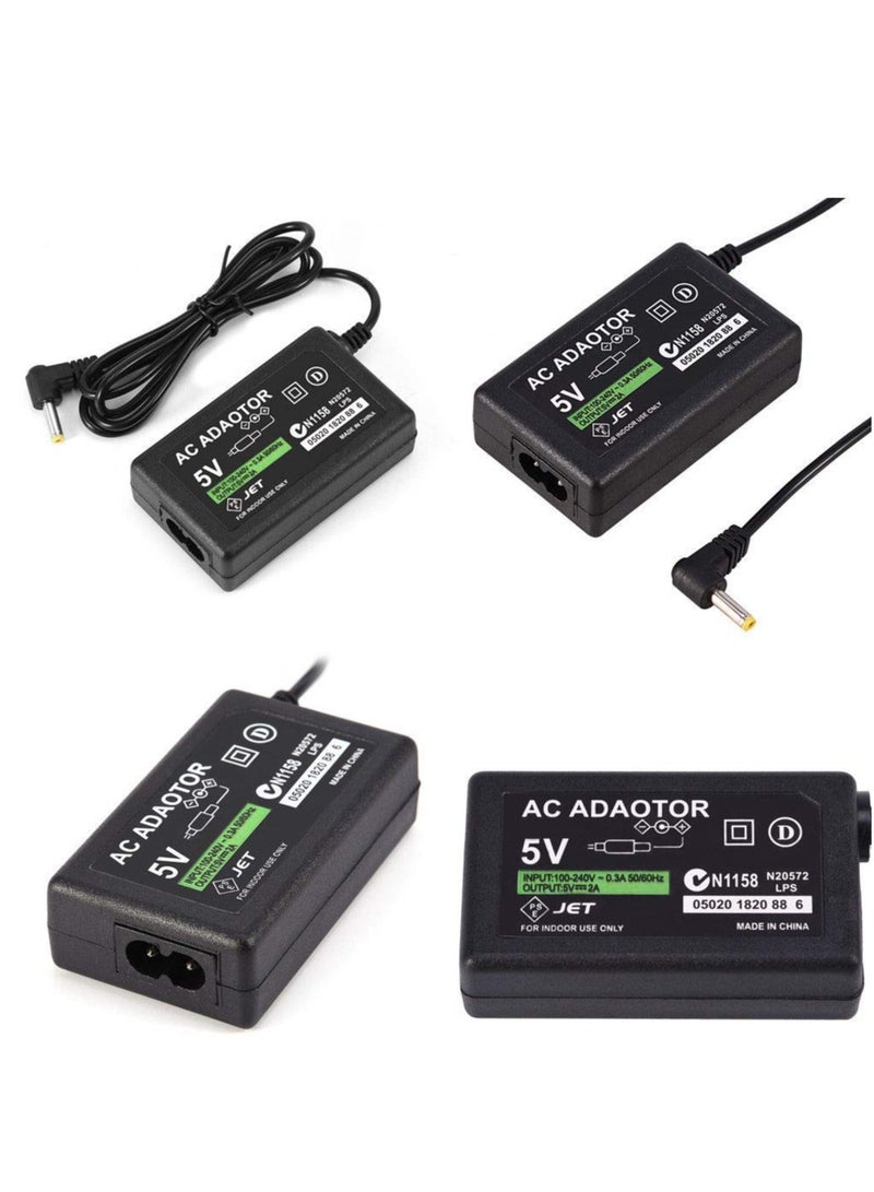 PSP Replacement Charger AC Adapter Power Supply EU Plug Home Wall Travel Charging Cord Cable Accessories Kit Compatible with Sony PlayStation Portable PSP 1000 Slim & Lite 2000 3000 Series - Image 5