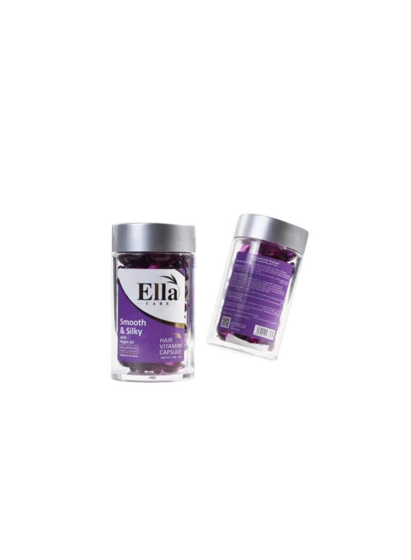ella care Vitamin E hair capsules with argan oil - Image 1