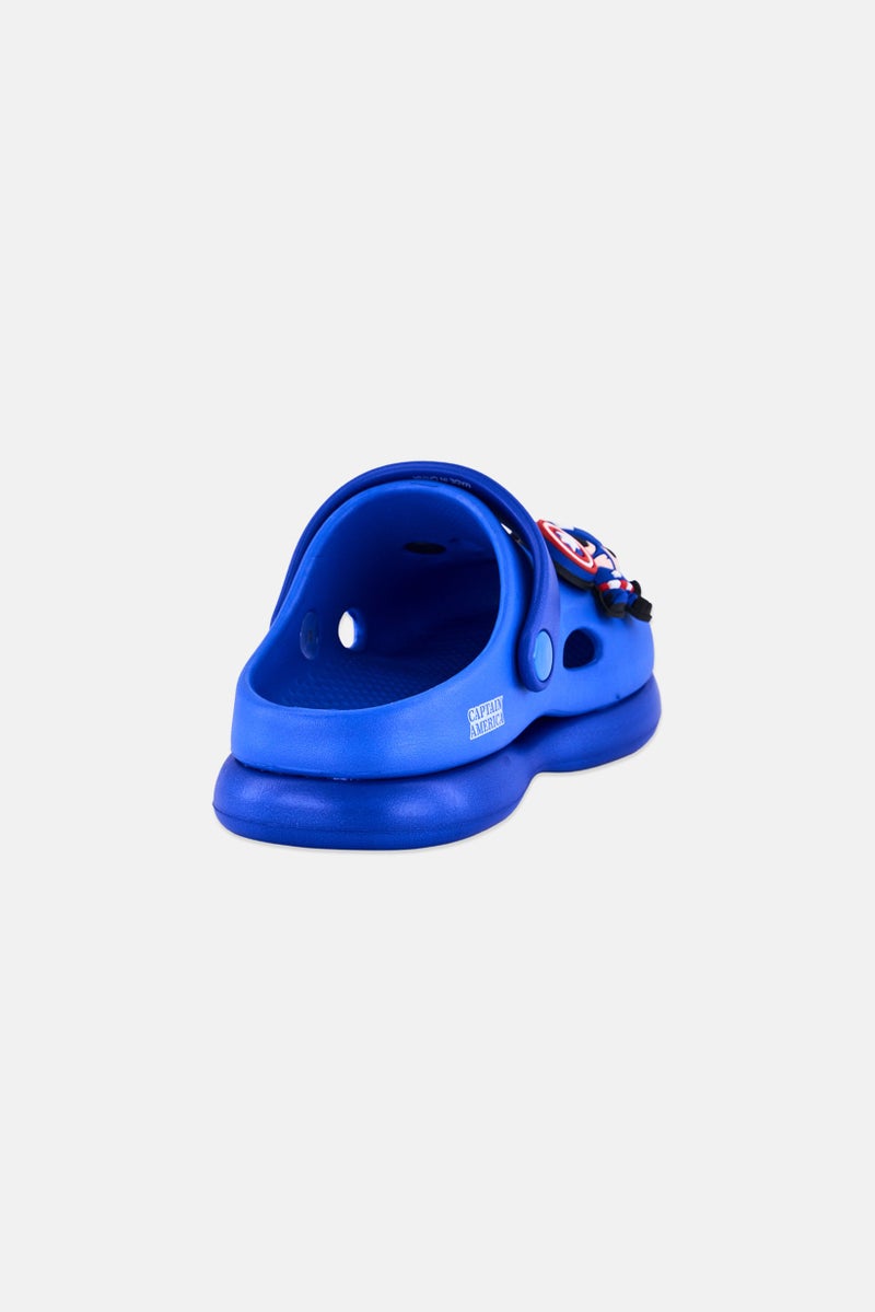 MARVEL Kids Boy Slingback Clogs, Blue - Image 2