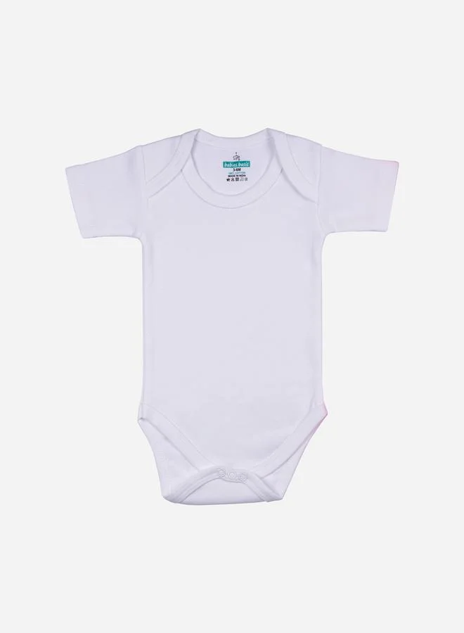 Babies Basic Pack of 3 - Solid Short Sleeves Bodysuit by Styli