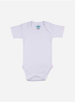 Babies Basic Pack of 3 - Solid Short Sleeves Bodysuit by Styli  - Image 3