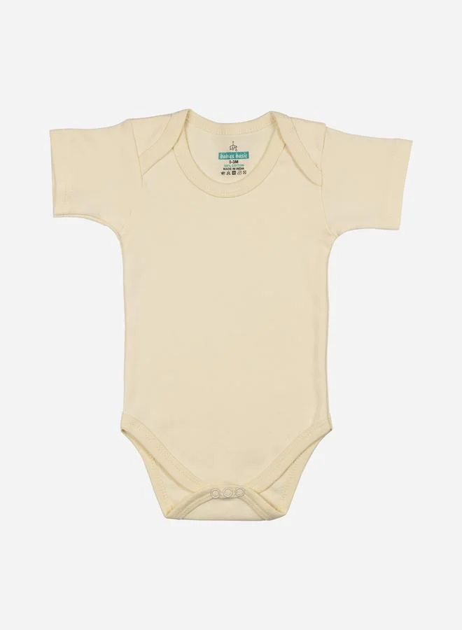 Babies Basic Pack of 3 - Solid Short Sleeves Bodysuit by Styli