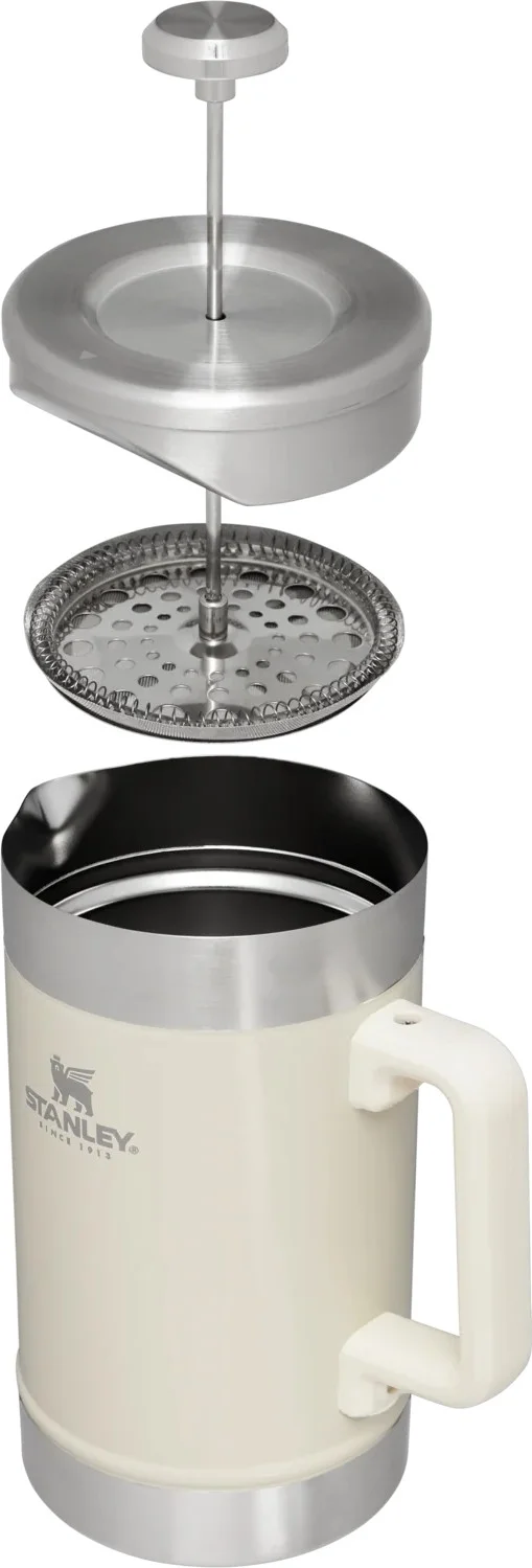 ستانلي Classic French Press Thermos 1.4 Lt Cream