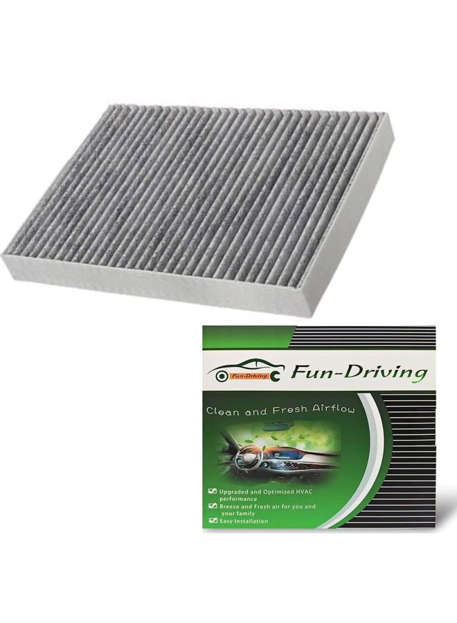 FUN-DRIVING FD668 Cabin Air Filter for 300 (2011-2020),Challenger (2011-2022),Charger (2011-2022),Replace CF11668 - Image 1