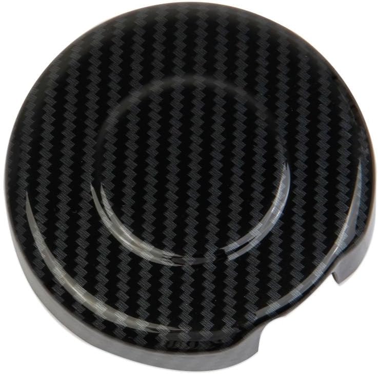 Fewshaw Carbon Fiber Style Rear Bumper Round Lid Cover Trim for 2014+ GMC Sierra/Chevrolet Silverado 1500 2500 3500HD Season change compatible build - Image 3