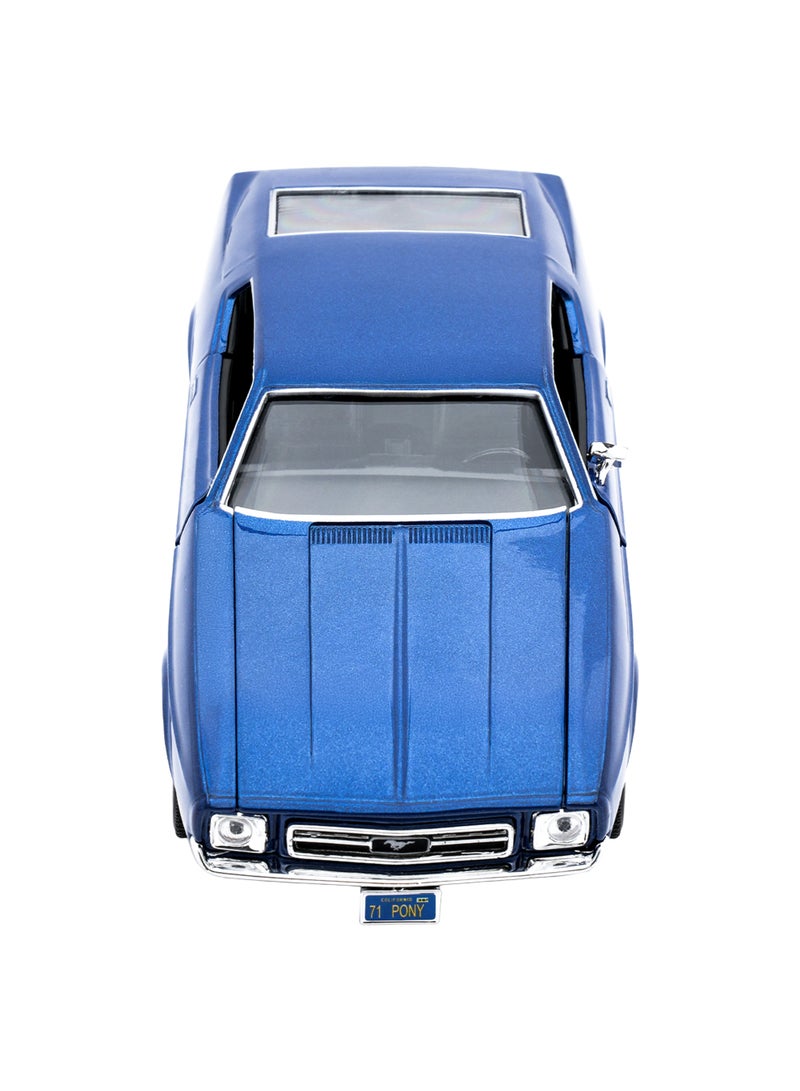 MOTORMAX 1970 Ford Mustang Boss 429 Die-Cast Model Car 1:24 Scale | Officially Licensed Classic Muscle Car Collectible | Opening Doors, Detailed Interior & Free-Wheeling Toy Car - Image 3