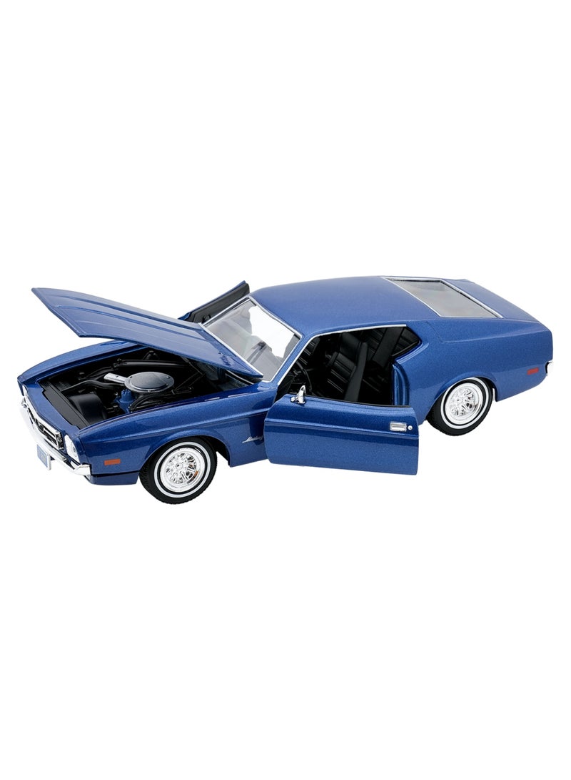 MOTORMAX 1970 Ford Mustang Boss 429 Die-Cast Model Car 1:24 Scale | Officially Licensed Classic Muscle Car Collectible | Opening Doors, Detailed Interior & Free-Wheeling Toy Car - Image 5