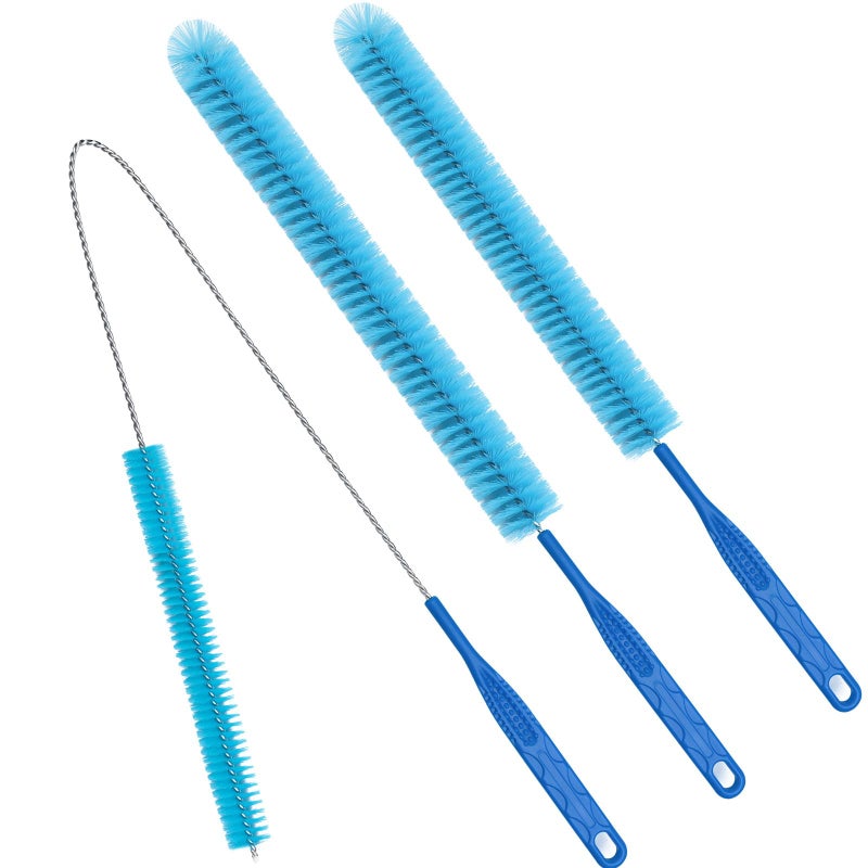 Suseg 3Pack Dryer Vent Cleaner Kit Home Improvement Essential Cleaning Tools Up to 30 Inch Long Brush Cleaning Setpet Hair Remover for LaundryDrain Snake - Image 3