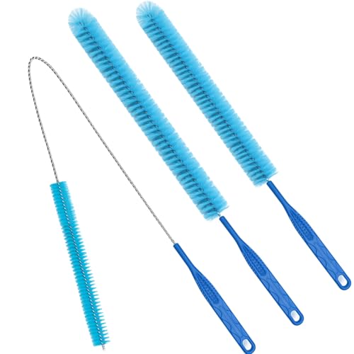 Suseg 3Pack Dryer Vent Cleaner Kit Home Improvement Essential Cleaning Tools Up to 30 Inch Long Brush Cleaning Setpet Hair Remover for LaundryDrain Snake - Image 2