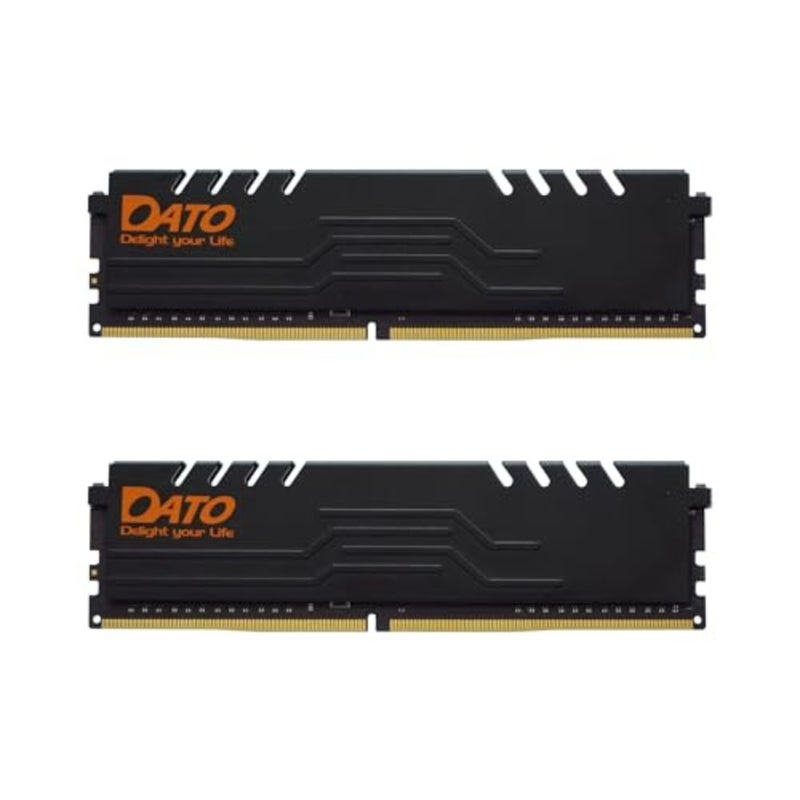 وحدة ذاكرة سطح المكتب للألعاب: DDR4 3200 ميجا هرتز CL16، 16 جيجابايت × 2، مبدد حراري من الألومنيوم، أسود، جهد منخفض 1.35 فولت، PC4-25600، UDIMM غير ECC - Image 1