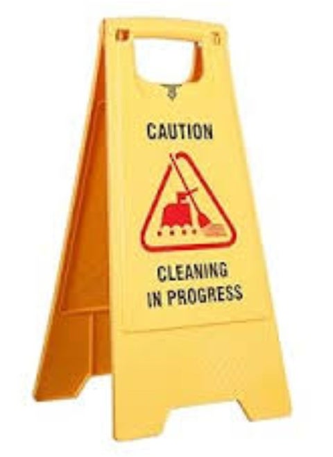 KNP Portable Self Standing Sign Board (CLEANING IN PROGRESS) is a crucial safety tool designed to communicate ongoing cleaning activities and prevent accidental entry into cleaned areas.